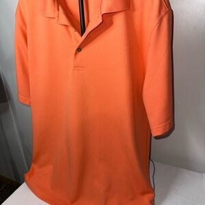 Men’s Golf Polo in Coral- size XL